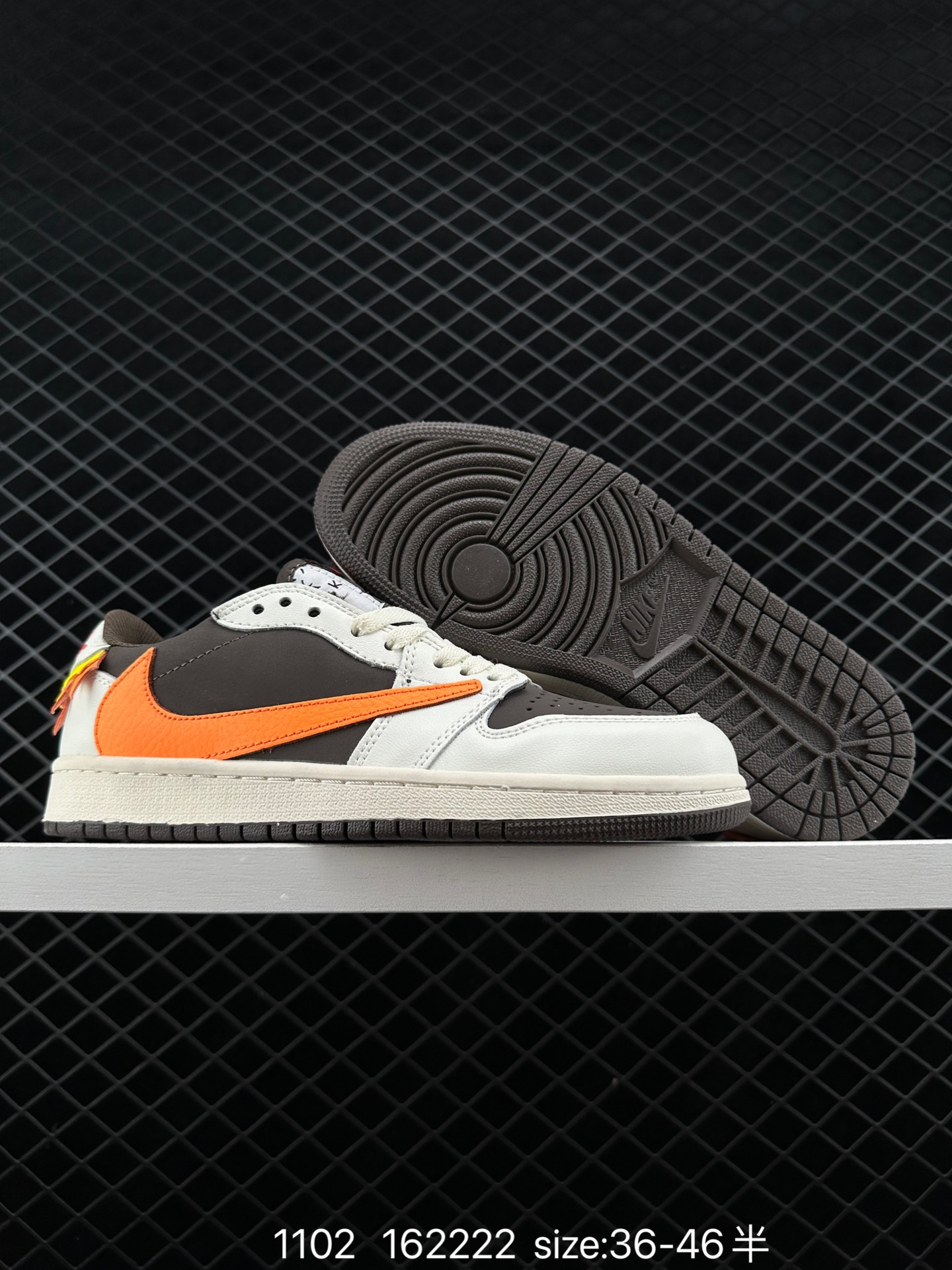 fragment design x Travis Scott x Nike Air Jordan 1 Low OG SP”Black/Green Toe“